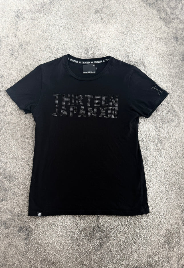 THIRTEEN JAPAN "NOIR CRYSTAL" TEE (M)