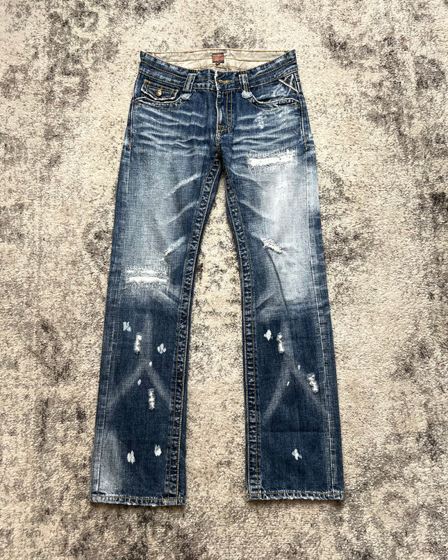 JACKROSE DISTRESSED SCRATCH DENIM