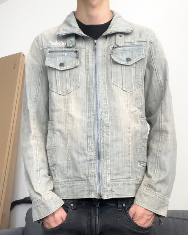 INTHEATTIC "LIGHTS &amp; DAWN" DENIM JACKET