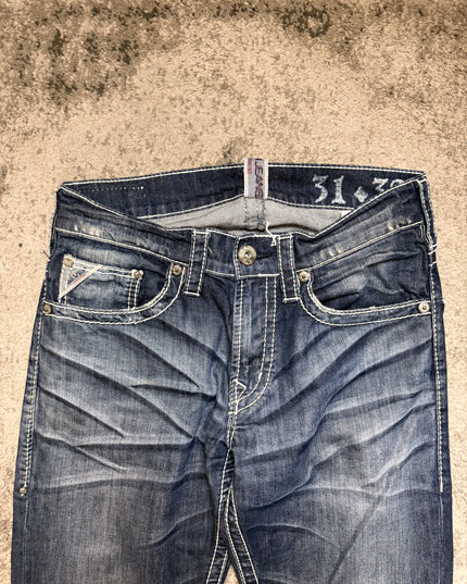 SILVER “CRACKED WHISKERS“ DENIM