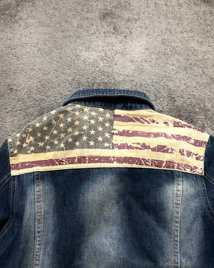 SEABAR "SUNFADE INDIGO" DENIM JACKET (M)