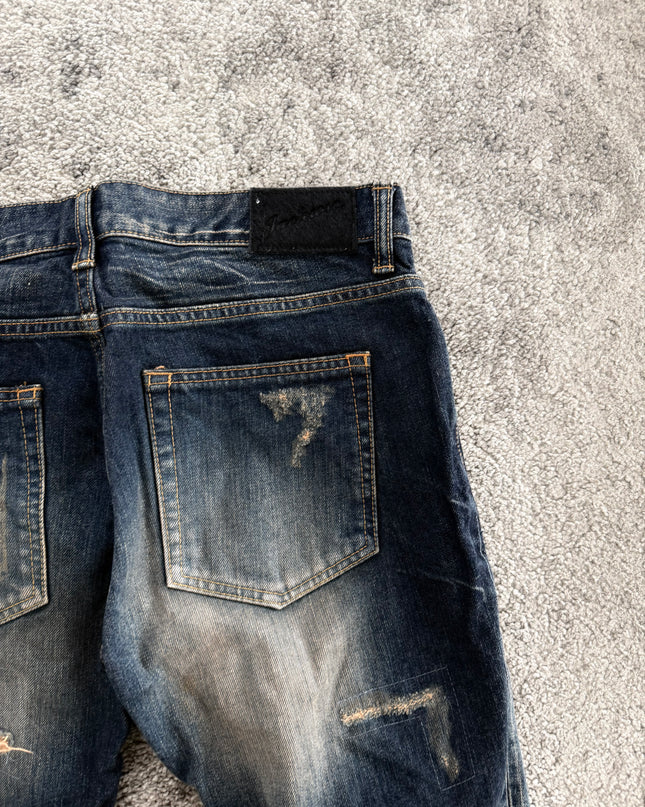 JACKROSE "HEAVY DISTRESS FADE" DENIM (S-M)