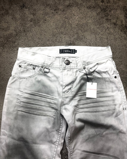 XFRM "WHITE STATIC" DENIM (S-M)
