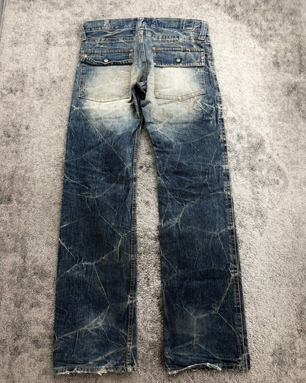 BLUE WAY "UTILITY FADE" DENIM (M)