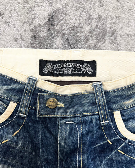RED PEPPER VICTORY CREST DENIM