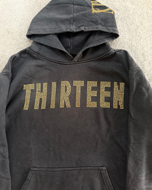 THIRTEEN JAPAN "GOLD RHINESTONE" HOODIE