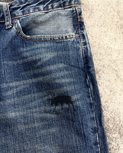 TAKEO KIKUCHI "PAINTED CANVAS" DENIM (S-M)