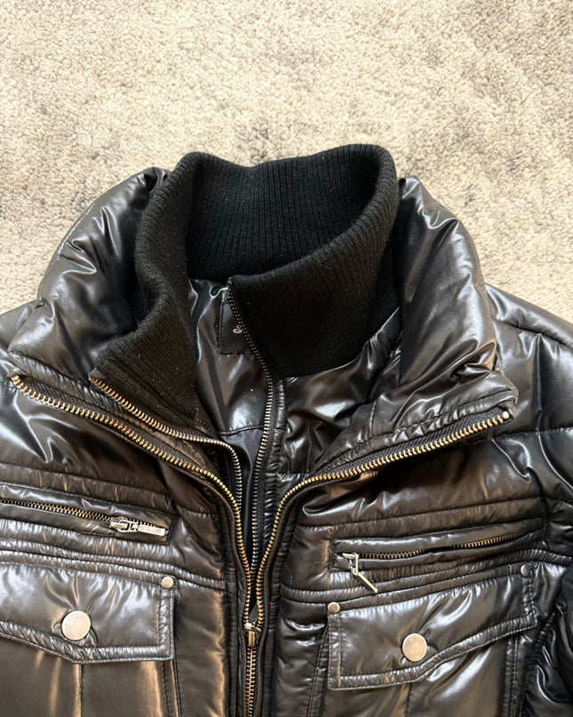 NOTA BENE "BLACK STATIC" PUFFER