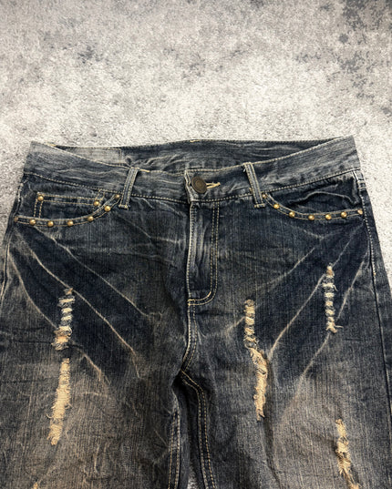 BACK & FORTH "DISTRESSED" DENIM (M)