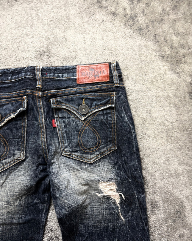 MARAXIA "SHREDDED NIGHT" DENIM (S-M)