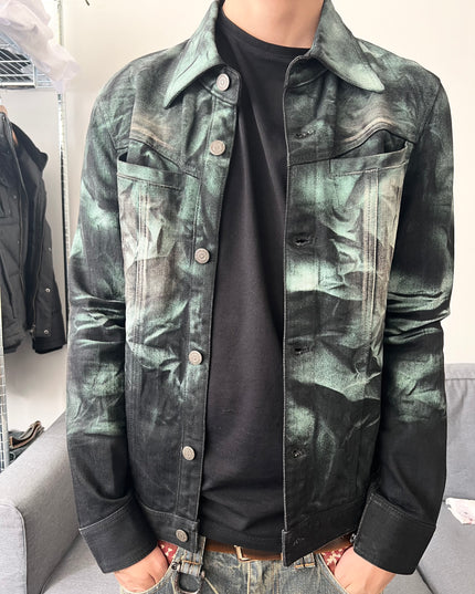 TORNADO MART "CRUSHED EMERALD" DENIM JACKET