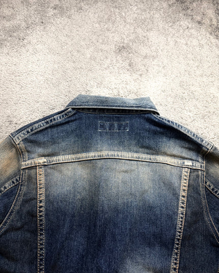 VANQUISH "CONTRAST FADE 2" DENIM JACKET (S)