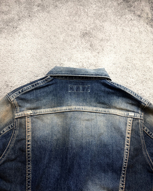VANQUISH "CONTRAST FADE 2" DENIM JACKET (S)