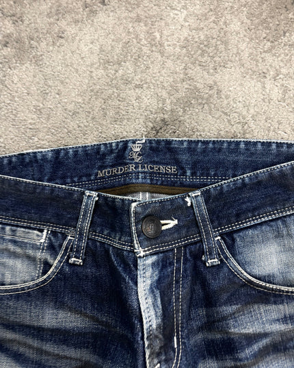MURDER LICENSE "WHISKERED INDIGO" DENIM (S)