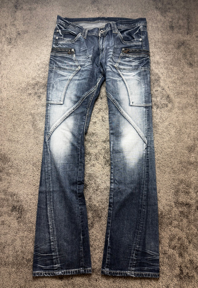 MICHEL KLEIN "FRACTURED SILENCE" DENIM