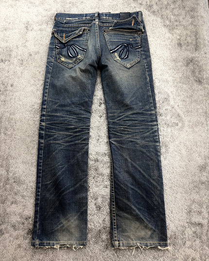 RED PEPPER "UTILITY ZIP" DENIM (M-L)