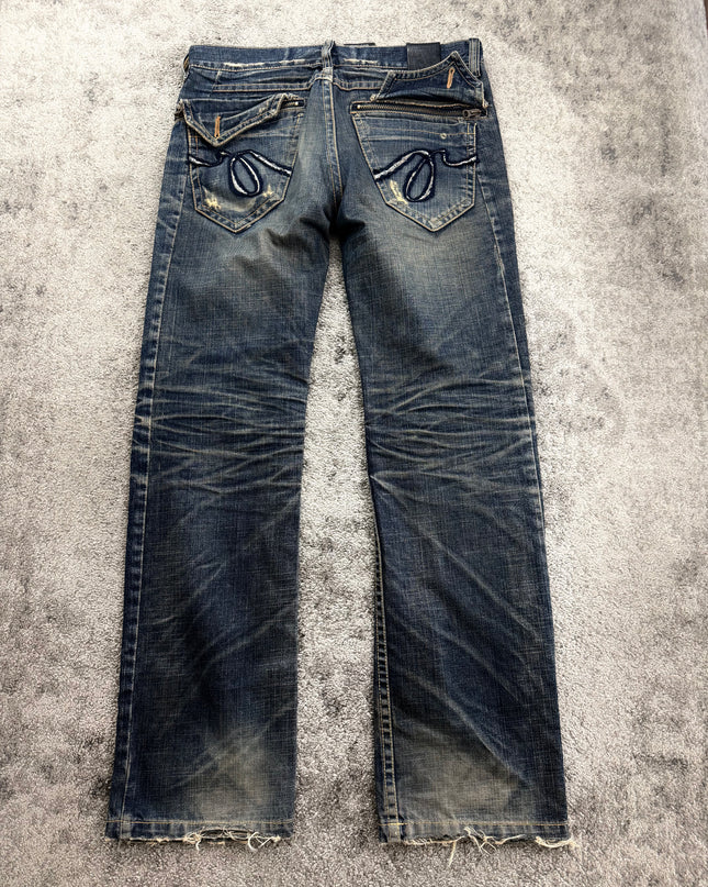 RED PEPPER "UTILITY ZIP" DENIM (M-L)