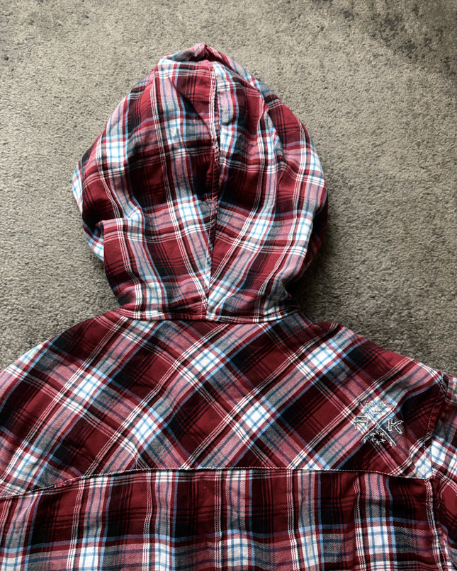 RUSS K "CRIMSON COLLEGE" FLANNEL (M)
