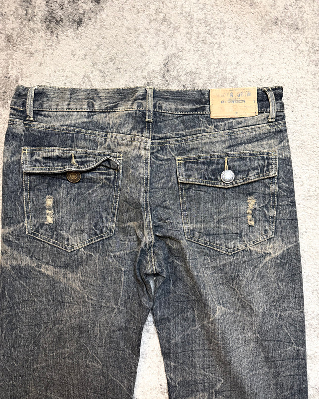 BACK & FORTH "SHATTERED INDIGO" DENIM