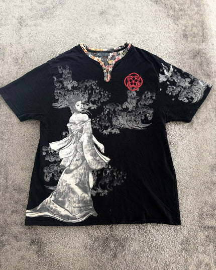BULLET NOISE "GEISHA SMOKE" TEE (L-XL)