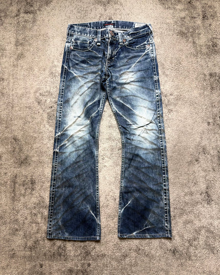 BLUE WAY "CRUSHED INDIGO" DENIM