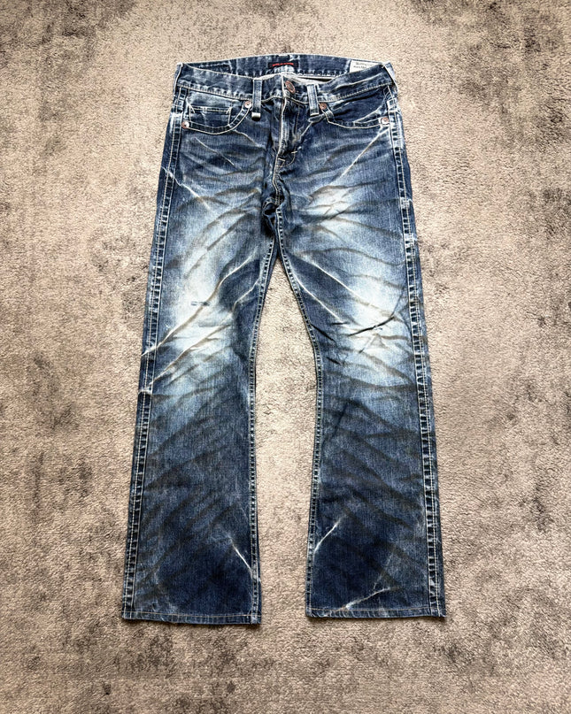 BLUE WAY "CRUSHED INDIGO" DENIM