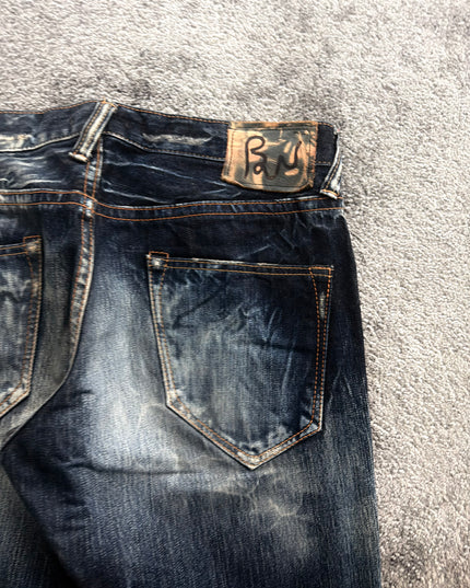 BLUE WAY "MIDNIGHT FADE" DENIM (S-M)