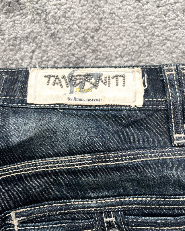 TAVERNI "EDGE LINE DISTORTION" DENIM