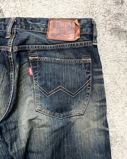 EDWIN XV "BLACKOUT WHISKER" DENIM