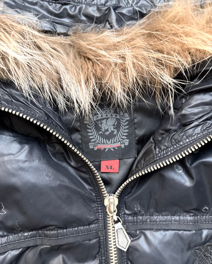 KD "BLACK STATIC" PUFFER
