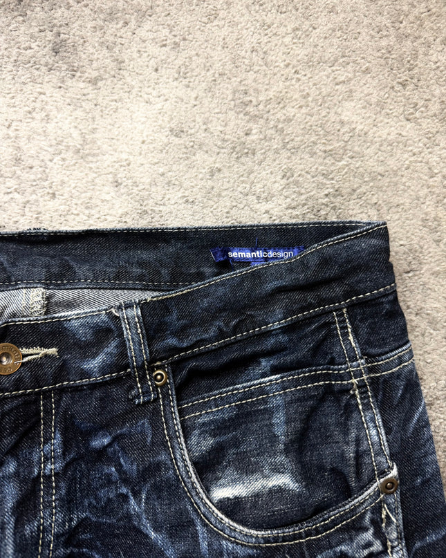 SEMANTIC DESIGN "DARK MIDNIGHT FADE" DENIM