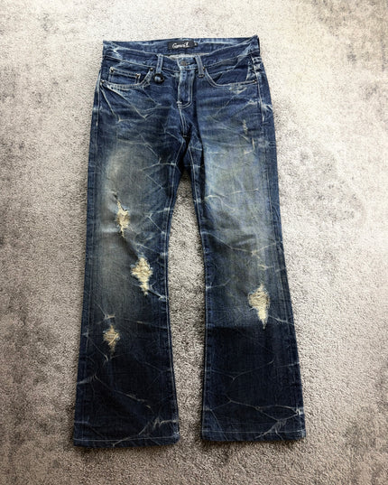 CAVARIA "WOUNDED INDIGO" DENIM (XS-S)