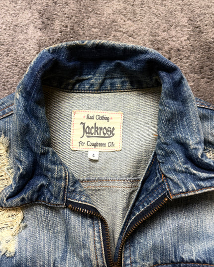 JACKROSE "BROKEN FADE" DENIM JACKET
