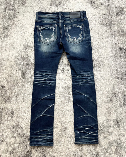 XFRM "BAROQUE STREET WRATH" SLIM FIT DENIM