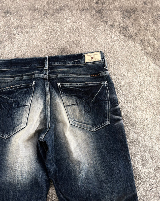 BLUE WAY "SHADOW FADE" DENIM