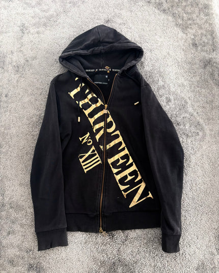 THIRTEEN JAPAN "NO XIII" ZIP HOODIE (M)