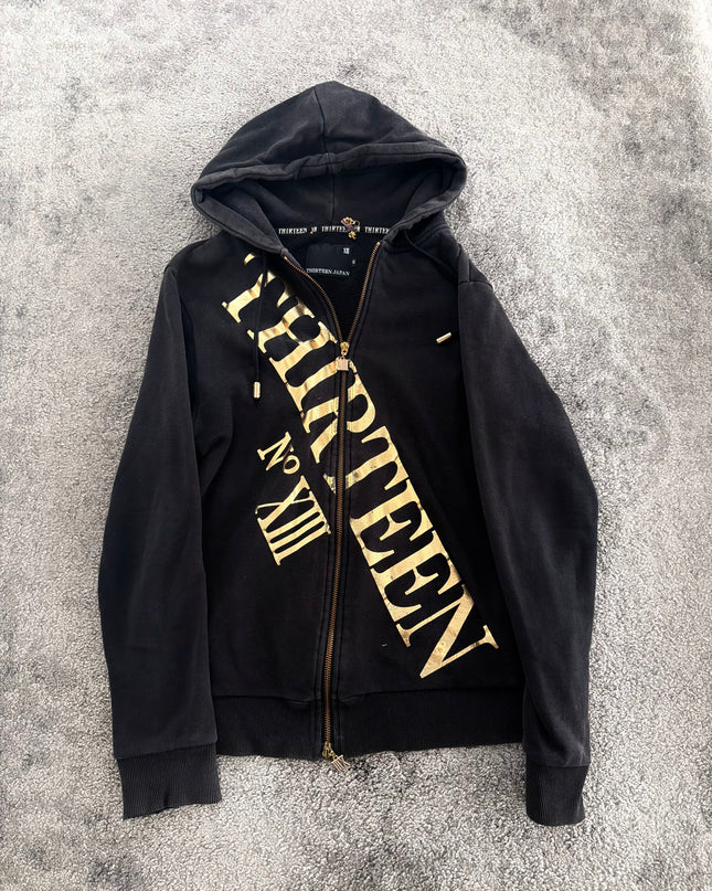 THIRTEEN JAPAN "NO XIII" ZIP HOODIE (M)
