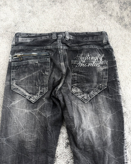 JACK SERIKA "SHADOW ZIP" FLARE DENIM (S)