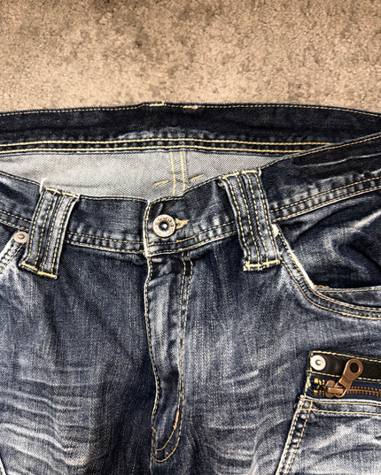 MICHEL KLEIN "FRACTURED SILENCE" DENIM