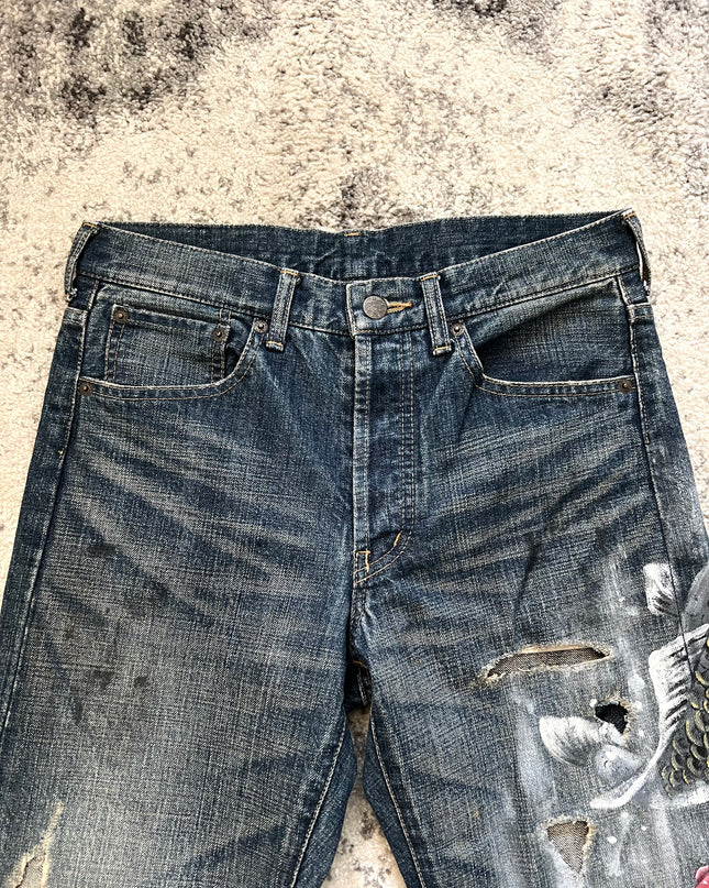 TAKEO KIKUCHI KOI DENIM