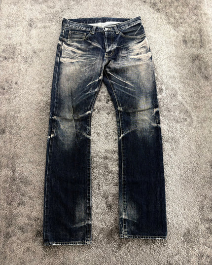 TAKEO KIKUCHI "MIDNIGHT WHISKER FADE" DENIM (S-M)