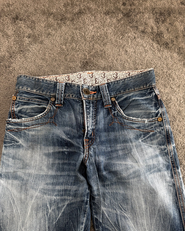 BLUE TRIP "LIGHTNING FADE VEINS" DENIM (S-M)
