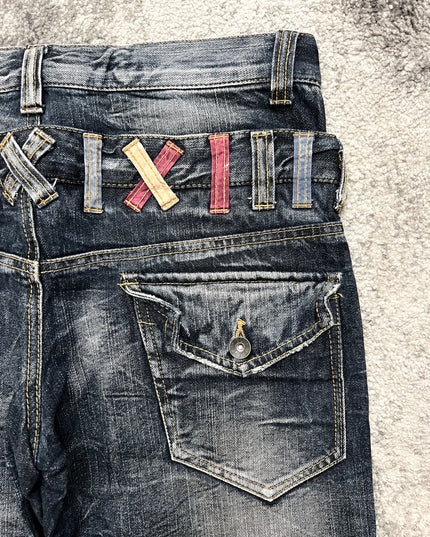 BLOW BY BLUE "COLOR TABS REBELLION" DENIM