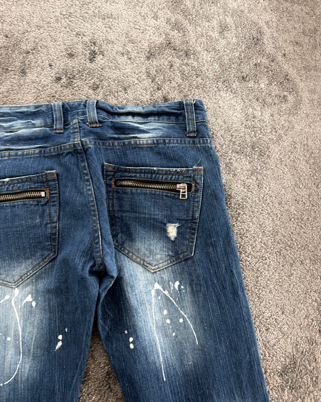 ROOT THREE "PAINT SCAR" DENIM (M)