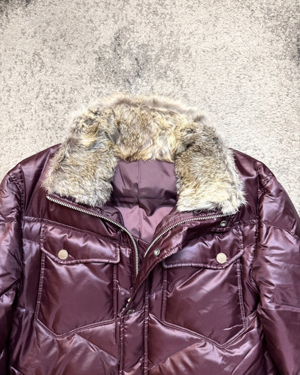 MONSIEUR NICOLE "CRIMSON WINTER" PUFFER