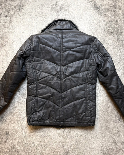 ABAHOUSE "NIGHTFALL BIKER" PUFFER