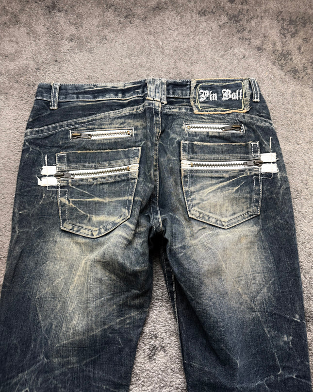 PINBALL "LIGHTNING FADE" DENIM (M)