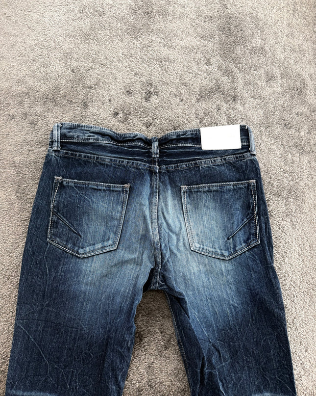 FUGA "DISTRESSED SLIM FADE" DENIM