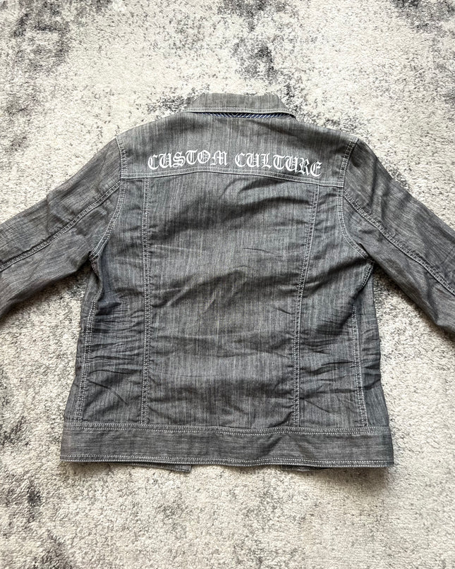CUSTOM CULTURE "NO FUTURE" DENIM JACKET