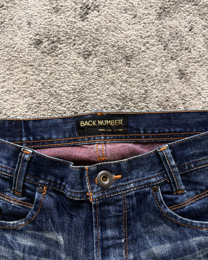 BACKNUMBER "CRACKED FADE" DENIM (S)